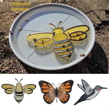 Méhecské alakú úszó sziget, 3D-nyomtatott PLA anyagból, modern művészeti dísz