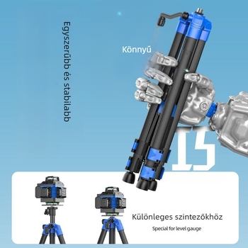 Infravörös szintpozíciós tartó teleszkópos, univerzális emelőrúddal – lézeres tripod kiegészítő (Eredet: Jiangsu; Márka: Más; Működés: Laser)