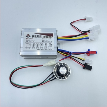 Szénkefe-motoros elektromos jármű vezérlő, lépés nélküli sebességszabályozás, 24V 350W