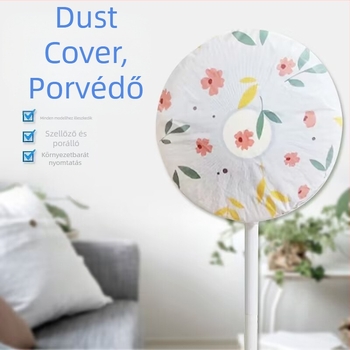 PVC anyagú ventilátor porvédő – univerzális minden évszakra, mosható, teljes vagy fél fedés, álló ventilátorra