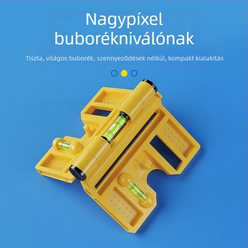 Többcélú oszlopszintező összecsukható vertikális rúddal és korláttal, kiváló precizitású acélszerkezetes szerelési eszköz (Level gauge)