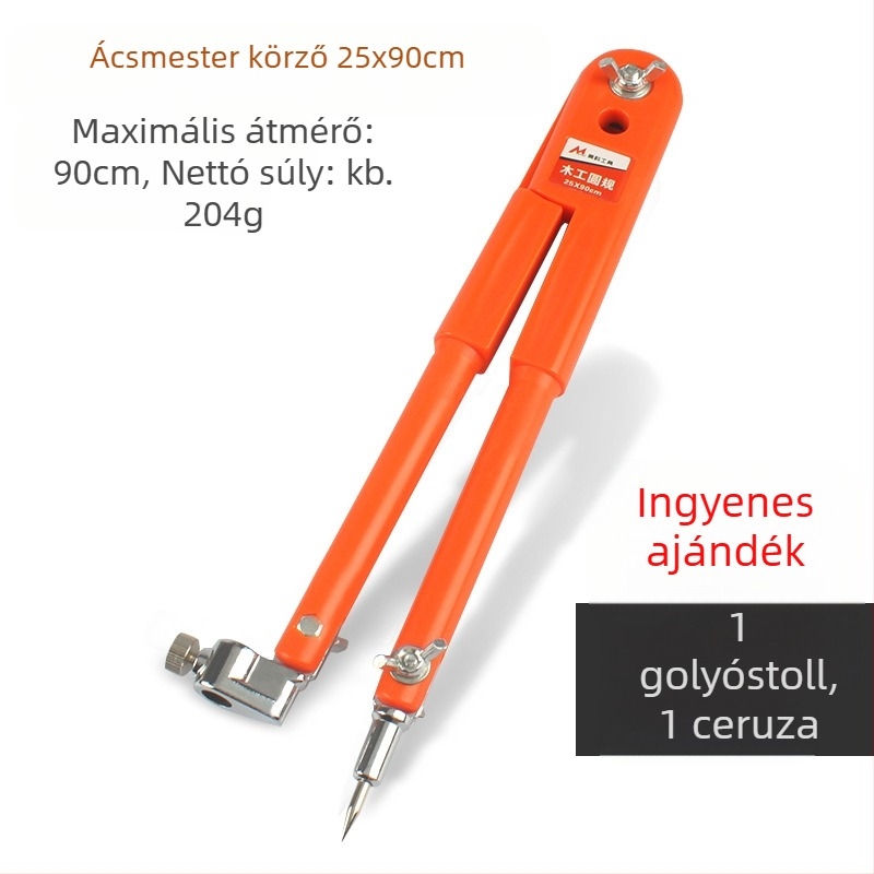 Faipari körző és jelölő mérő; rozsdamentes acél kivitel; pontos jelölésre; típus: mérőeszköz