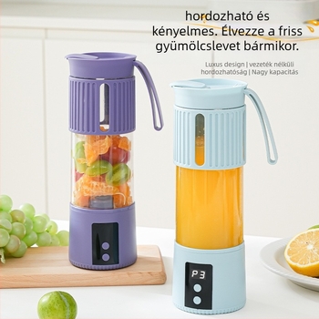 Elektromos gyümölcslé pohár, 20001–22000 rpm, öt vagy több pengével, kapacitás 1001–1500 ml, beépített akkumulátor, 10W teljesítmény