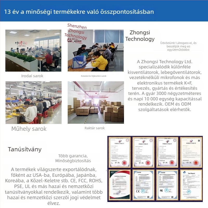 Kempingező permetező ventilátor USB-táplálású, sátorvilágítással, beépített 6000mAh akkumulátor, 3-lapátos brushless motor, 4 sebesség, távirányító