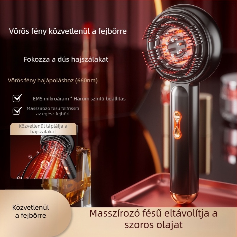 Fejbőr masszázs fésű és hajnövekedés eszköz — márka XH, modell XH, hatékonyság: fejbőr nyugtatása, minden évszakhoz megfelelő, univerzális használat