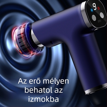 Fascia masszírozó – USB újratölthető, időzítő funkció, mechanikus vezérlés