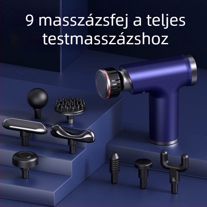 Fascia masszírozó – USB újratölthető, időzítő funkció, mechanikus vezérlés