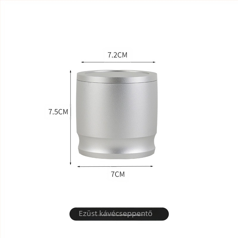Kávéőrlőhöz porpohár — alumíniumötvözet, modern egyszerű stílus, Cafe Princess Master márka, kávézók és éttermek számára