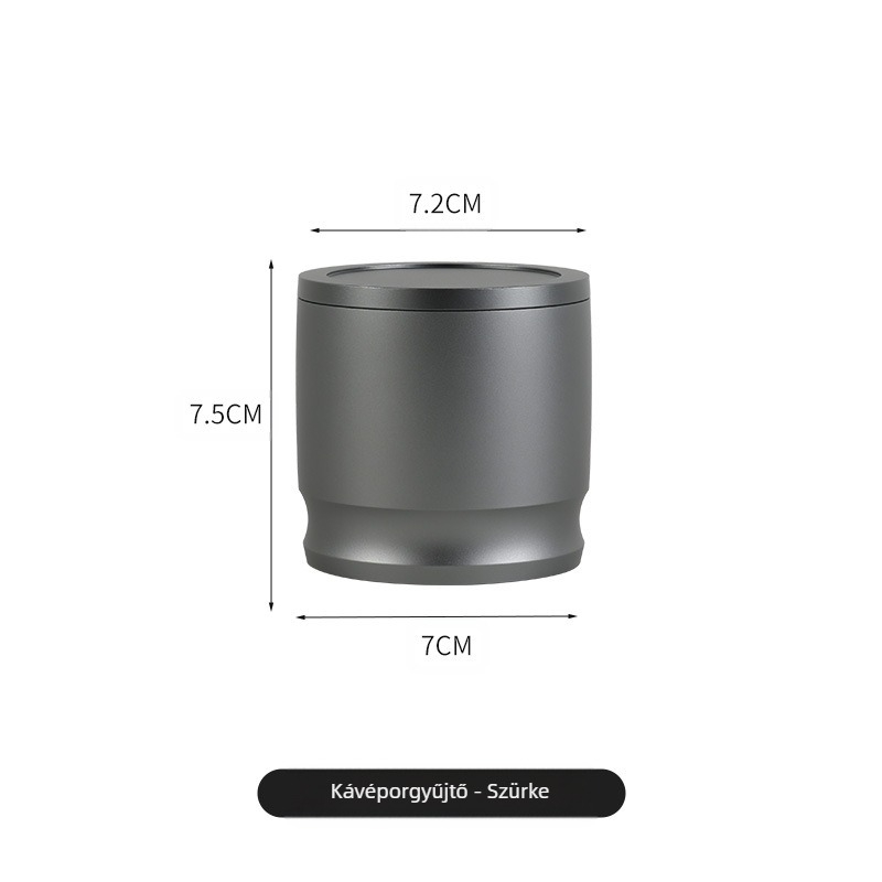 Kávéőrlőhöz porpohár — alumíniumötvözet, modern egyszerű stílus, Cafe Princess Master márka, kávézók és éttermek számára