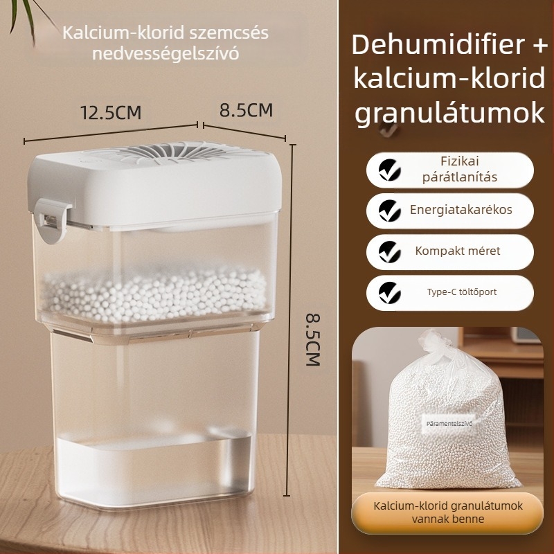 Mini ruhásszekrény nedvességmentesítő | CS268, USB 5V, Mechanikus működés, Időzítő nélkül