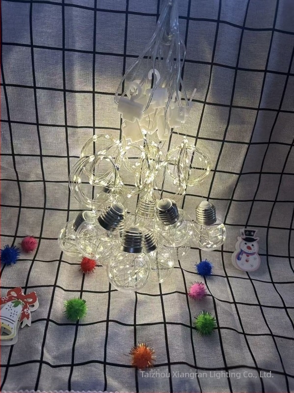 Rézdrótos függönyvilágítás – 300 LED, meleg fehér 2700K, USB tápegység, távirányító, IP44