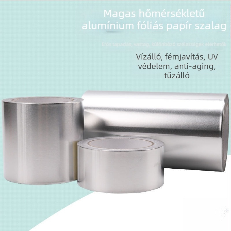 Grillhez alumíniumfólia szalag — vastagított hőszigetelés, vízálló, alumíniumfóliás papír a fazék javításához