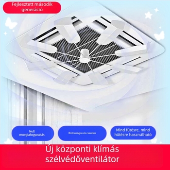 Mennyezeti légterelő – DFS-02, anti közvetlen fújás, csendes működés, telepítés nélkül