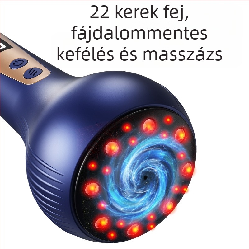 USB-s tápegységű vákuumos kupáló készülék meridián masszázshoz, modell A700, hőmérséklet-szabályozás 30–60°C, kilenc fokozat, ABS anyag