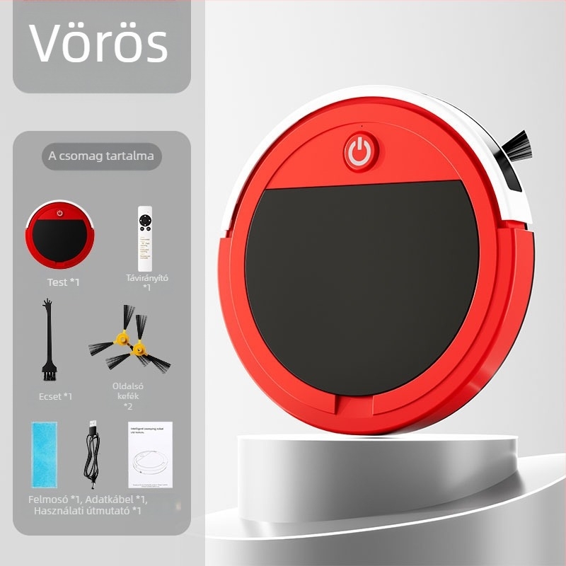 XM32 porszívó robot felmosóval – távvezérlés, 7.4V/15W, szívóerő 2000–2999 Pa, lefedettség 90–120 m², seprés, szívás és felmosás egyben