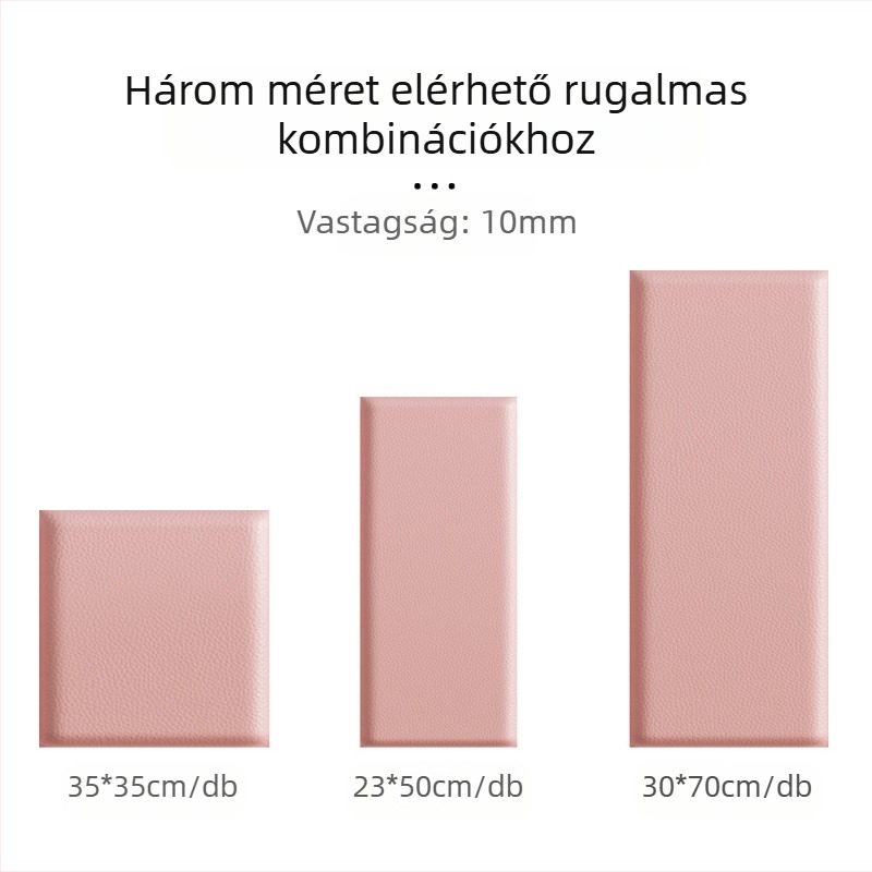 XPE habból készült öntapadós fali matrica; vízálló, nedvesség- és olajálló; 1 db; stílus: modern minimalizmus és 3D textúra; alkalmas nappalira, hálószobára és dolgozószobára
