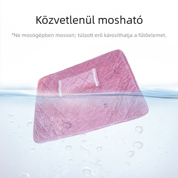 USB‑vel működtetett elektromos pléd, kristály velúr, mosható, 45°C-os állandó hőmérséklet, 10W