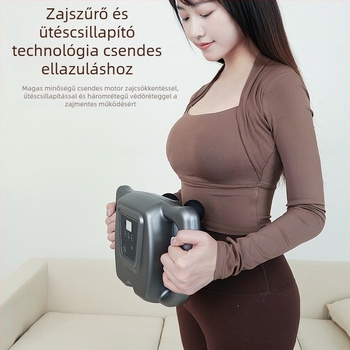Fascia masszírozó LCD kijelzővel, 6+ fej, beépített akkumulátor, 5+ sebesség, alacsony zaj 36–45 dB