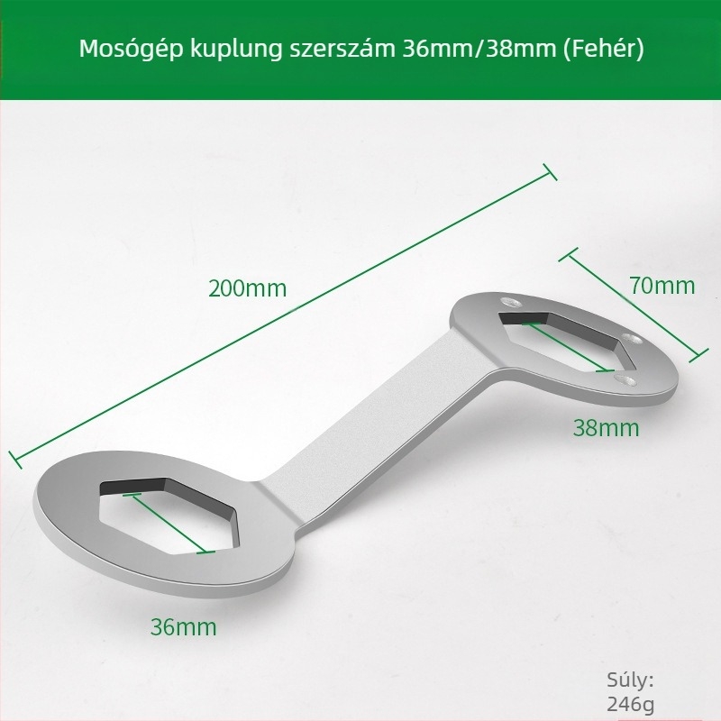 Mosógép eltávolító eszköz belső dob/pulsátorhoz — szénacél, dugókulcs