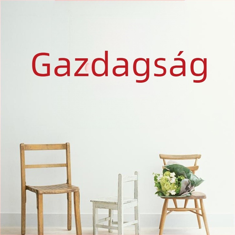 GB673 Szerencse-jel falikép – Piros újévi dekor ajtókra és ablakokra, Tigris éve