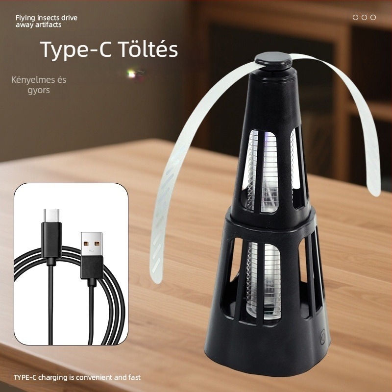 Kültéri automata légyfogó és szúnyogriasztó ventilátor