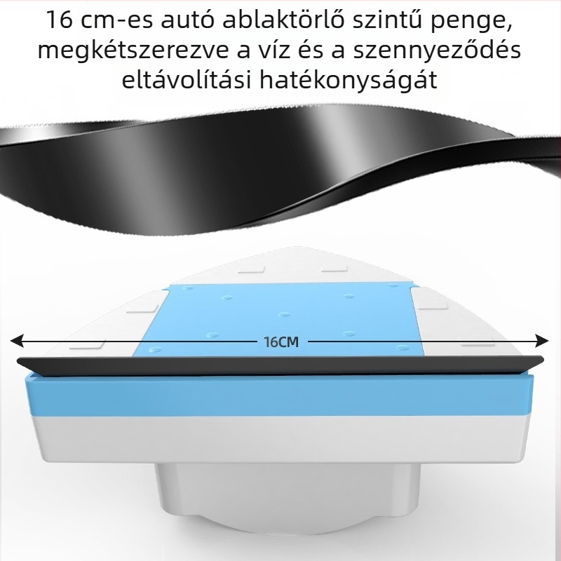 Kétsárnyú üvegtisztító eszköz (műanyag, háztartási használat, kézi)