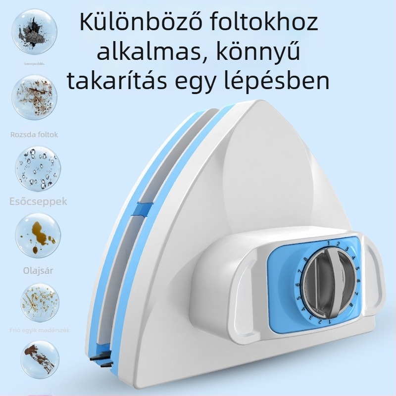 Kétsárnyú üvegtisztító eszköz (műanyag, háztartási használat, kézi)