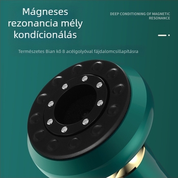 Elektromos masszázs- és köpölyöző készülék újratölthető áramellátással, gombos vezérléssel, 4 fokozat, hőmérséklet-szabályozás, 1200 mAh akkumulátor