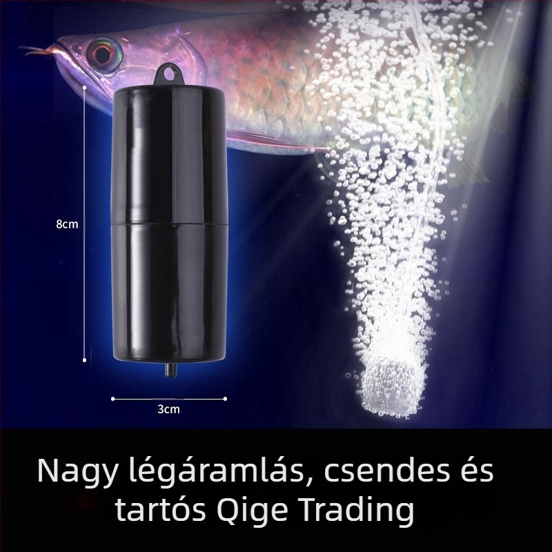 Akvárium oxigénpumpa - csendes, hordozható, otthoni és kültéri használatra