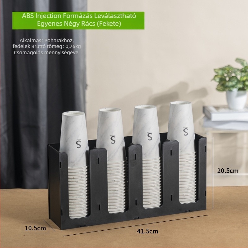 Locomotive ABS pohártartó — Levehető, Fúrás nélkül, Modern egyszerű stílus, 0,3 kg