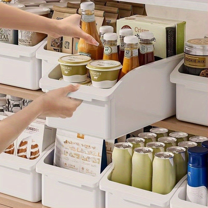 Konyhai tároló doboz, műanyag rendező a hűtőhöz, 2 L, PP anyag, modell Routine, fedél nélkül