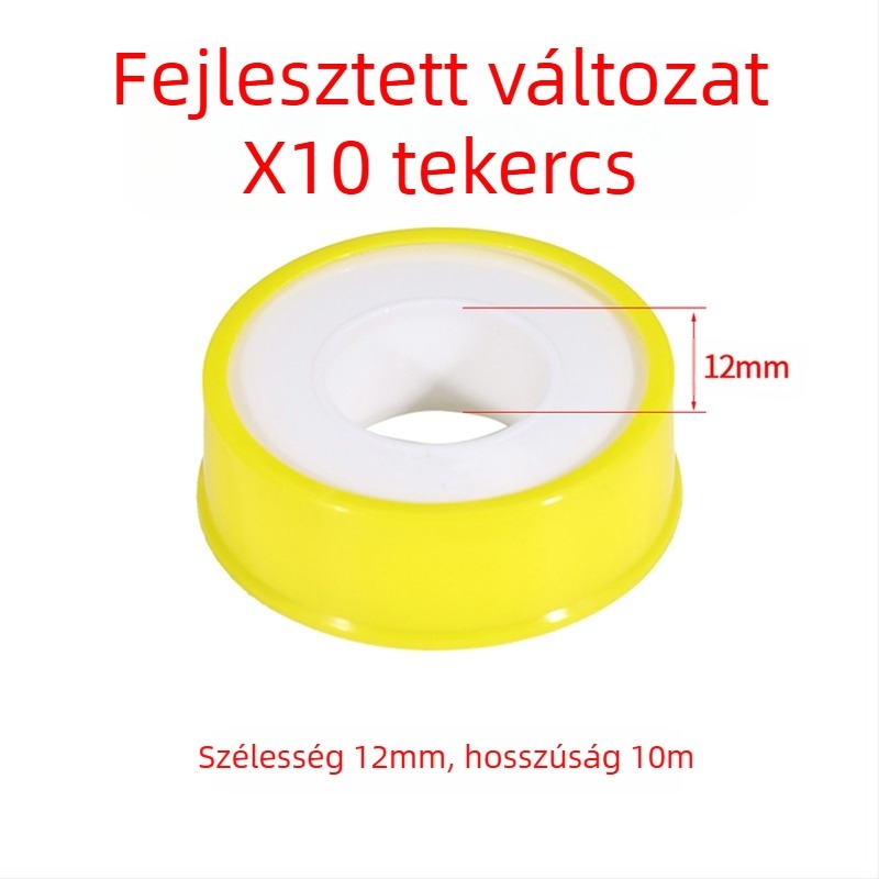 Polietilén tömítő szalag gázcsapokhoz és csőcsatlakozásokhoz – vízálló, megvastított és meghosszabbított