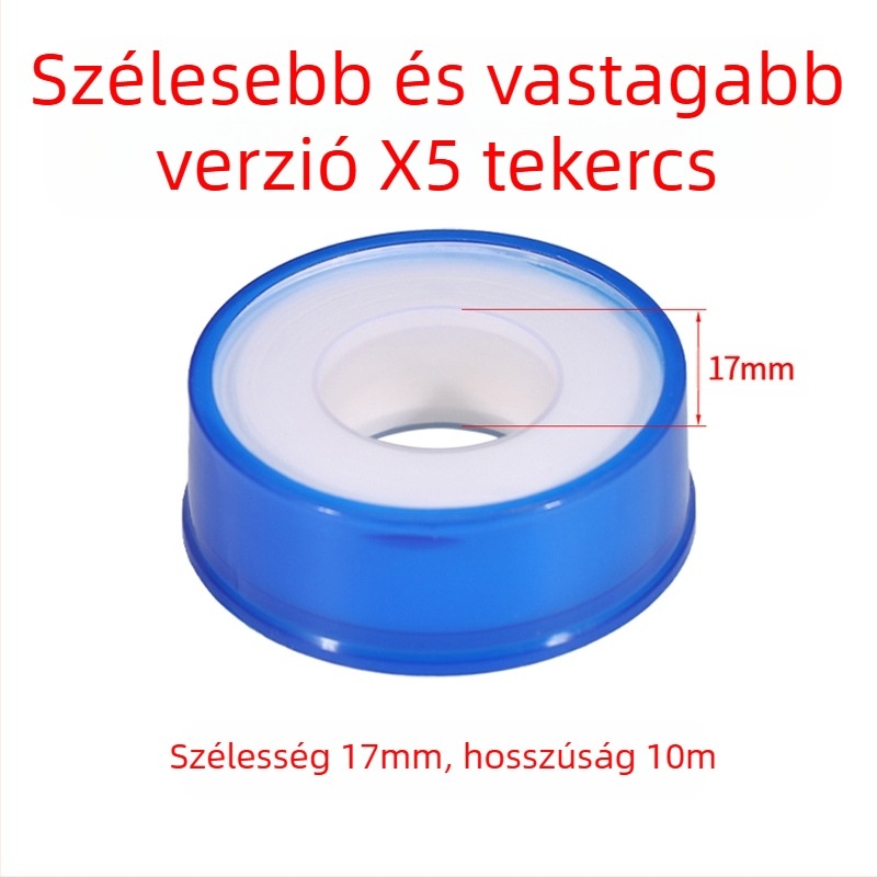 Polietilén tömítő szalag gázcsapokhoz és csőcsatlakozásokhoz – vízálló, megvastított és meghosszabbított