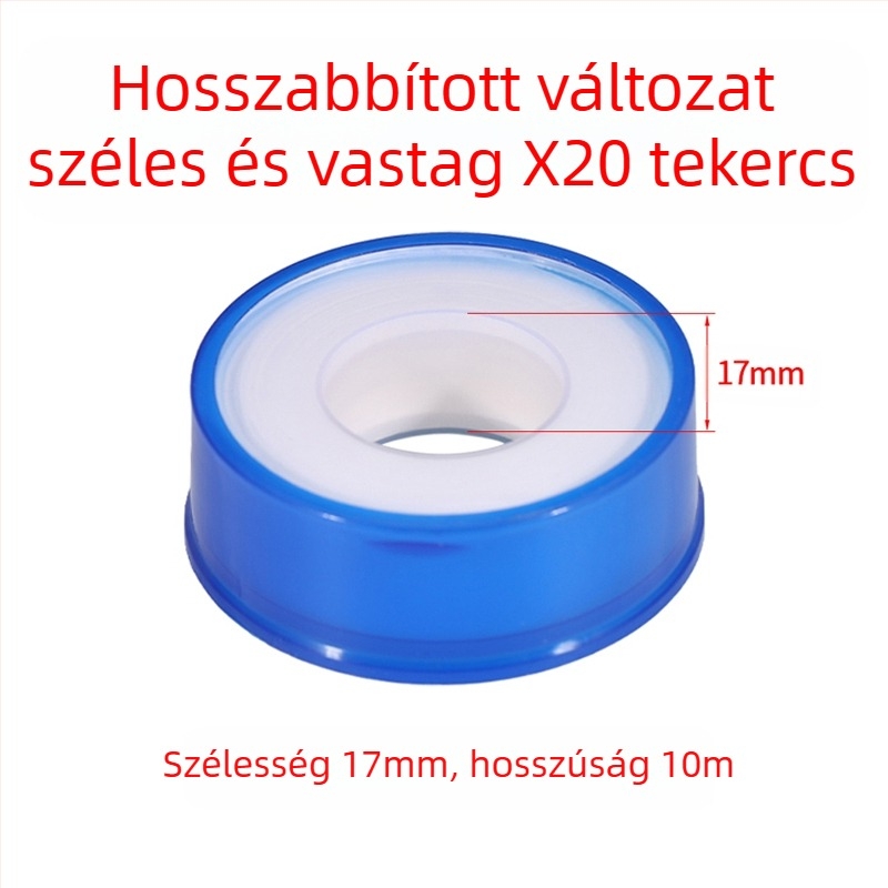 Polietilén tömítő szalag gázcsapokhoz és csőcsatlakozásokhoz – vízálló, megvastított és meghosszabbított