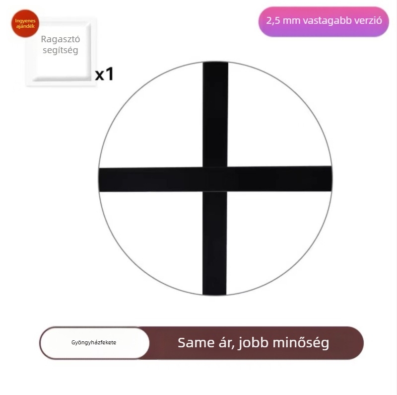 PVC önragasztó falikép – penész- és vízálló, dekoratív vonal a konyhában és a fürdőszobában