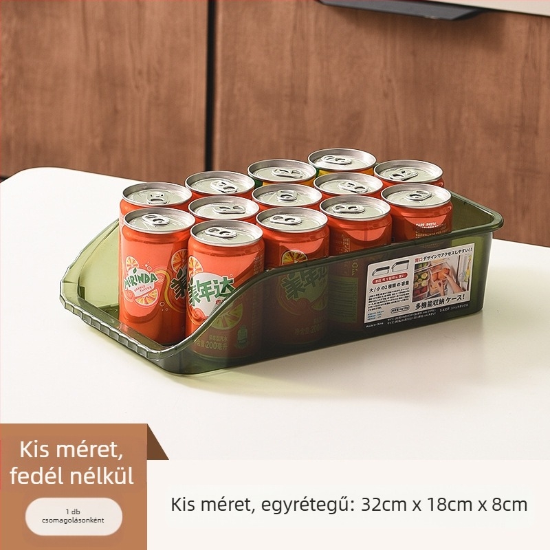 Hűtőszekrény tároló doboz, élelmiszer-minőségű műanyag, megőrzi a frissességet, zárható, modern minimalista dizájn