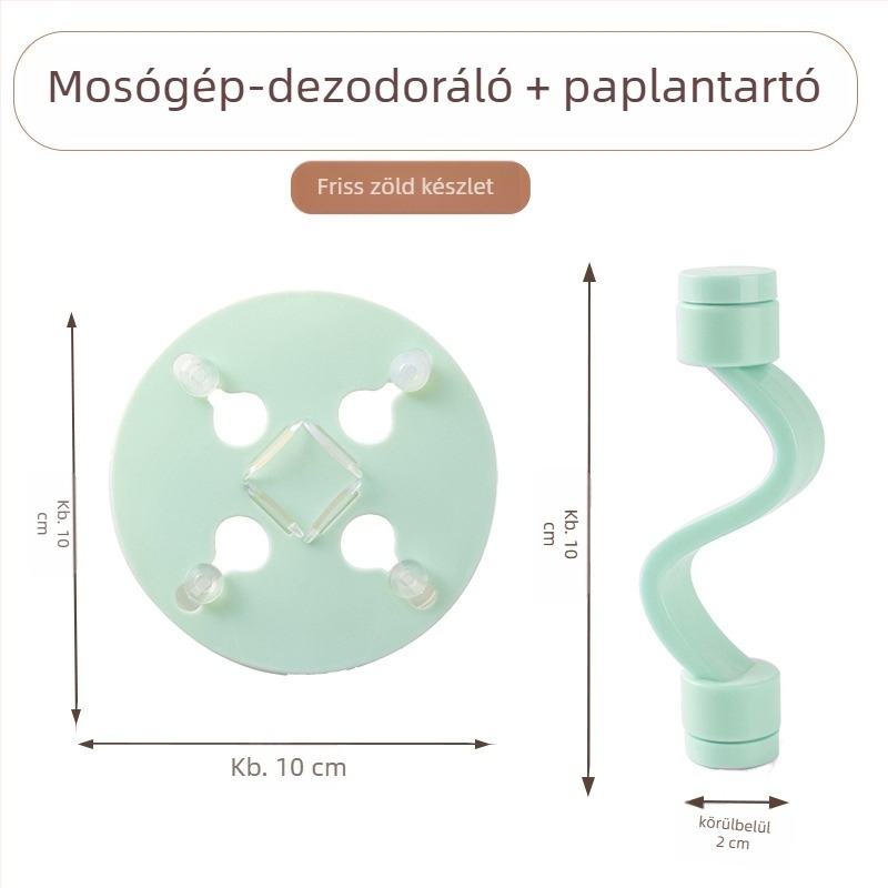 Mosógép ajtózár mágneses rögzítőcsappal, szellőző a penészedés és a szag ellen – telepítés nélkül, műanyag anyag (80% új műanyag)
