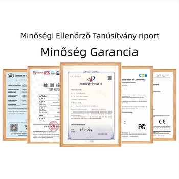 12-fejes fascia masszírozó LCD-vel, 32 fokozat, beépített 800-1000 mAh akkumulátor, kefés motor, alacsony zaj