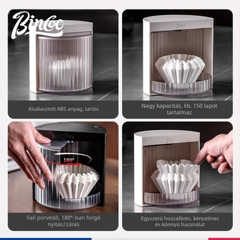 Drip kávé filter kupa - Bin Coo, modern egyszerű stílus, Anyag: Egyéb, Nem kézi készítésű, Alkalmas otthonra és kávézóba