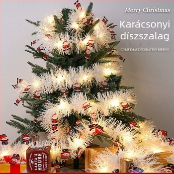 LED karácsonyi füzér, modell SLDS-SDMT0017, G5 lámpatartó, PVC burkolat, 3LM fényáram, IP42