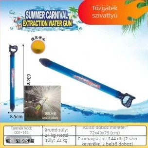 Vízipisztoly játék vízcsatákhoz, magasnyomású, kihúzható dizájn, műanyagból, 3C tanúsítvány: 2022182202029400, 7–14 éveseknek