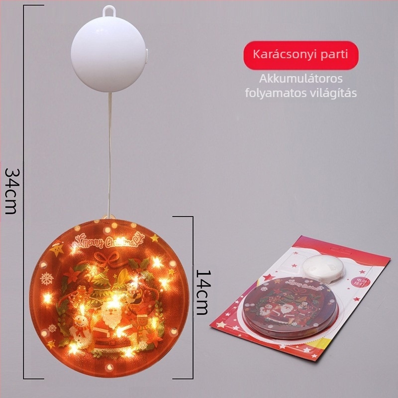 LED jégcsík beltéri karácsonyi dekoráció hóemberrel – modell: színes festőkorong öt akasztóval; G4 aljzat, 5V, IP65