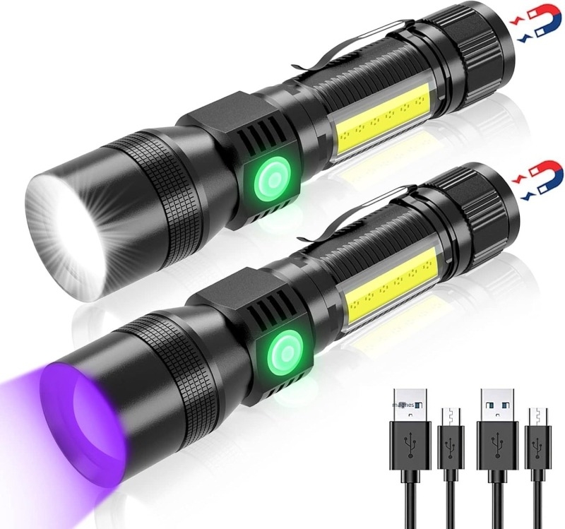 Külső LED fejlámpa kézi dinamóval történő töltéssel, alumínium ötvözet test, akkumulátor-kapacitás 2000–5000 mAh, hatótáv 200–500 m, teljesítmény 10000