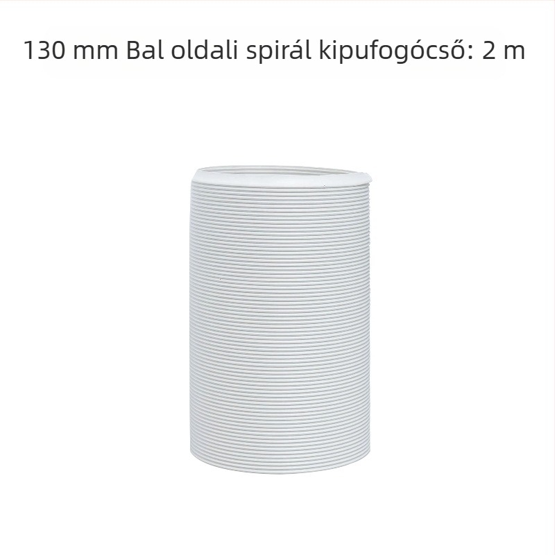 Teleszkópos kiáramlócső mobil klímaberendezéshez – vastagított acélszálakkal megerősített cső és hajlékony burkolat