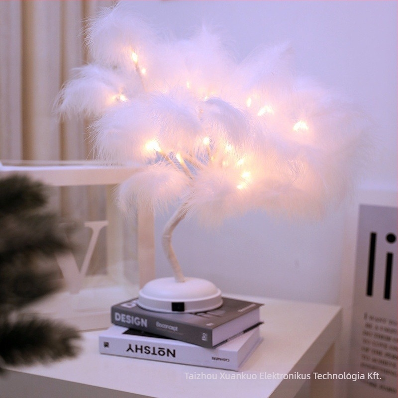 Tollas szív alakú asztali lámpa, modell Cool 101, akkumulátoros tápellátás, távirányítós és kézi működés, IP43, PVC ház