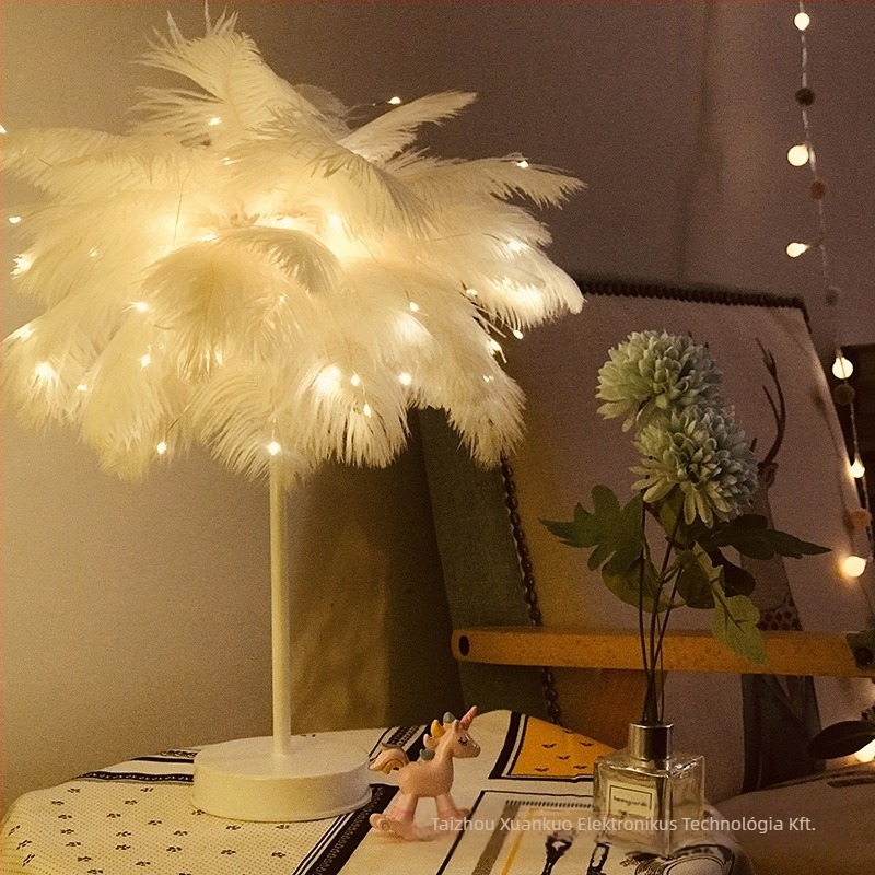 Tollas szív alakú asztali lámpa, modell Cool 101, akkumulátoros tápellátás, távirányítós és kézi működés, IP43, PVC ház