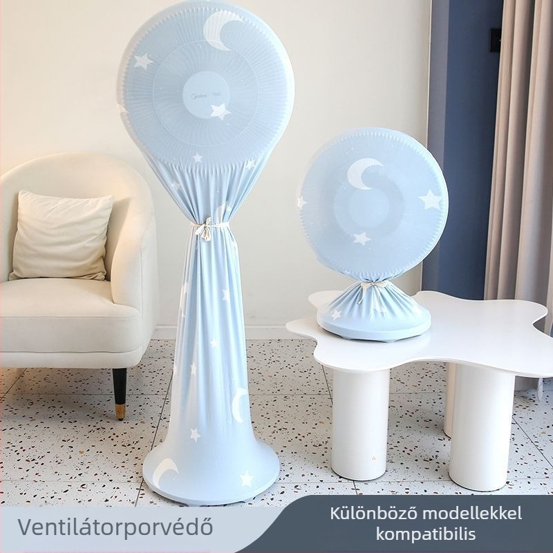 Pamut porvédő huzat padlón álló és lapát nélküli toronyventilátorokhoz – minimalist stílus, védő tok tároláshoz otthoni használatra