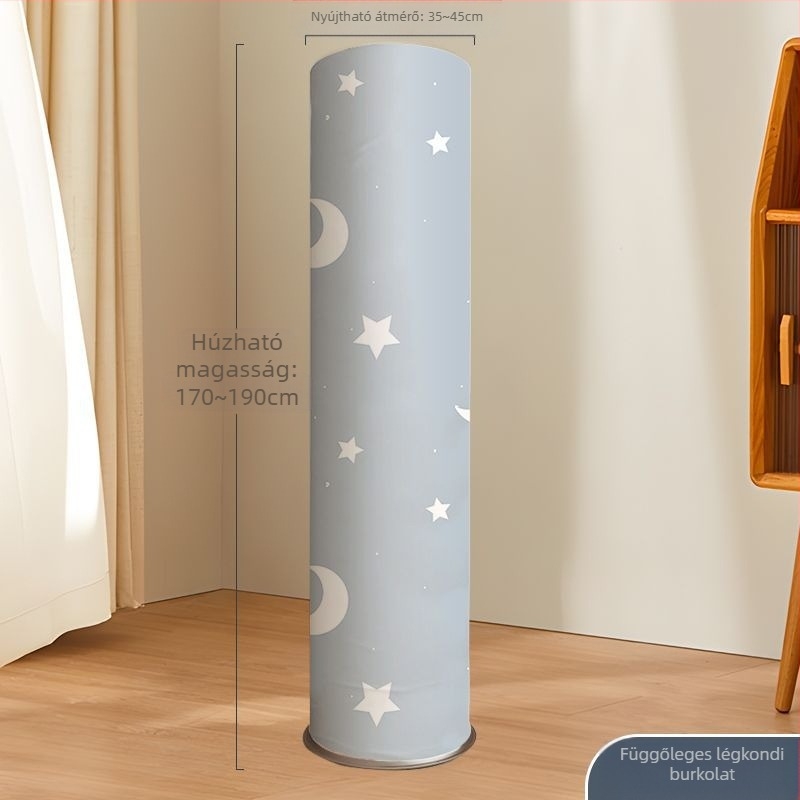 Pamut porvédő huzat padlón álló és lapát nélküli toronyventilátorokhoz – minimalist stílus, védő tok tároláshoz otthoni használatra