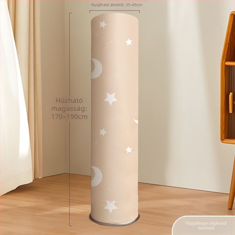 Pamut porvédő huzat padlón álló és lapát nélküli toronyventilátorokhoz – minimalist stílus, védő tok tároláshoz otthoni használatra