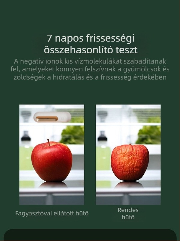 Légtisztító dezodorálás és sterilizálás funkcióval, megőrzi a frissességet és tisztítja a levegőt; zaj < 36 dB, légáramlat 50 m3/h, alkalmas legfeljebb 10 m²-ig, kombinált szűrő